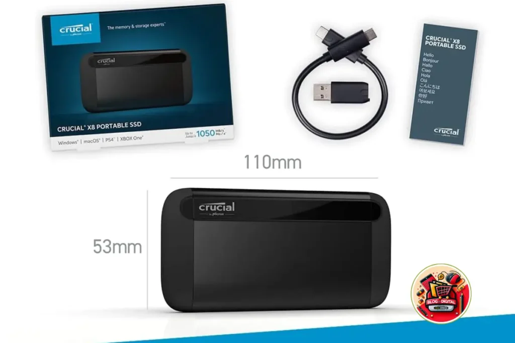 SSD Portátil Crucial X8